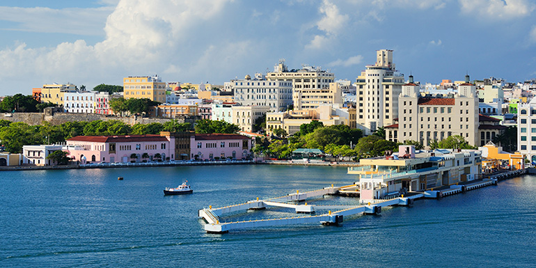 Přístav San Juan v Portoriku