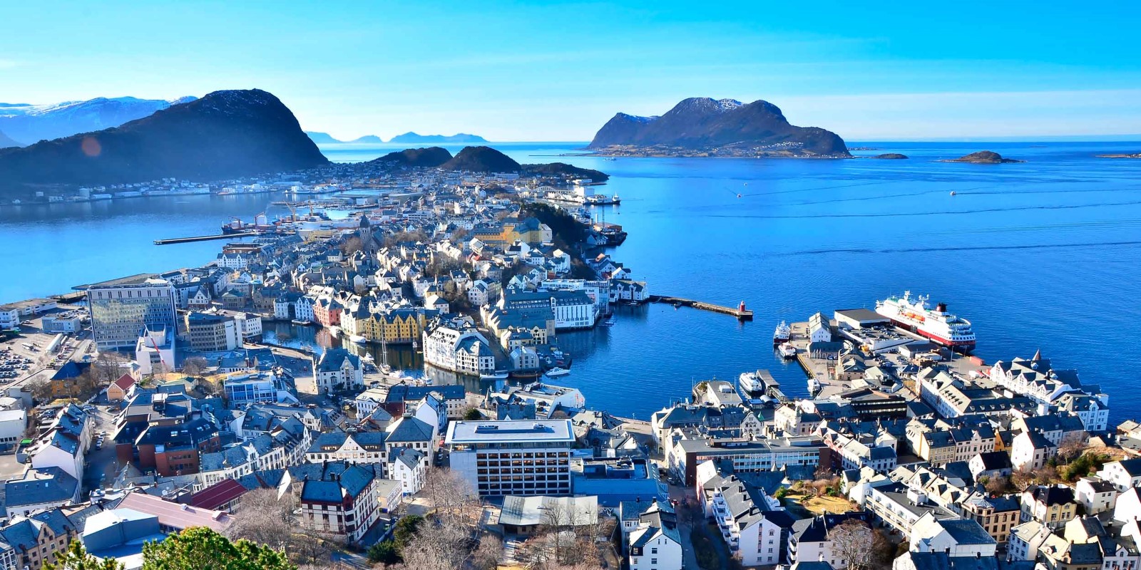 Přístav Alesund, Norsko