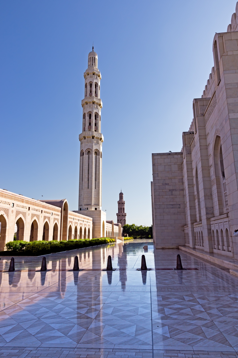 Mešita sultána Kábuse v Muscatu, Omán.