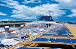 MSC Lirica - MSC Cruises - volná lehátka na horní palubě