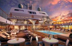Seabourn Encore - Seabourn Cruise Line - hlavní bazén na lodi