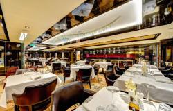 Norwegian Getaway - Norwegian Cruise Lines - The Savor Restaurant a jídelní stoly