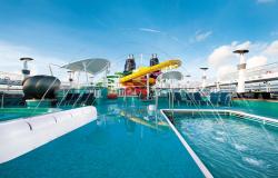Norwegian Epic - Norwegian Cruise Lines - vodotrysk v aquaparku
