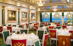 Norwegian Pearl - Norwegian Cruise Lines - malebné dekorace v restauraci na lodi