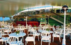 Pride of America - Norwegian Cruise Lines - The Great Outdoors samoobslužná restaurace a venkovní bar