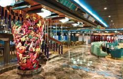 Costa Deliziosa - Costa Cruises - originální ozdoba u baru